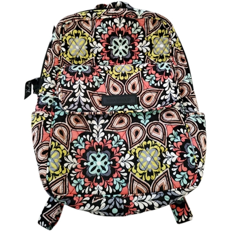 Vera Bradley Black and Pink Paisley Bag